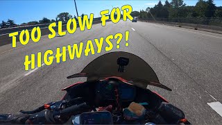 Ninja 400 Quick Highway Run  Pure Sound POV  First Time GPShift [upl. by Pfeffer]