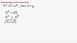 Solving Exponential Equations With The Same Base [upl. by Lewap]