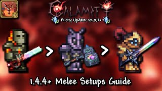 Calamity Melee Class Loadout Guide Hellish Harbour v203 [upl. by Letsyrk]