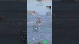 Warships🏴‍☠️  French Light Cruiser engages Japanese Destroyer worldofwarships wows cqc [upl. by Hajar27]