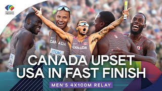 Mens 4x100m Final  World Athletics Championships Oregon 2022 [upl. by Vinson923]