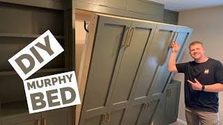 How To Build A Murphy Bed  The Ultimate Office Design [upl. by Oika]