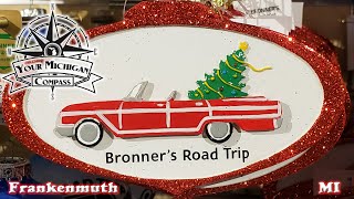 Come with us to Bronners Christmas Wonderland in Frankenmuth MI Worlds largest Christmas store [upl. by Bodi]