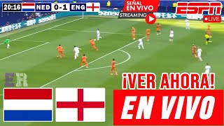 Países Bajos vs Inglaterra en vivo🔴🔴 Ver Hoy Holanda vs Inglaterra Semifinal EUROCOPA 2024 resumen [upl. by Velick]