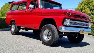 1966 Chevrolet Suburban w Crate 350 [upl. by Anoek8]