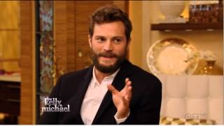 Jamie Dornan on Live with Kelly amp Michael Part1 [upl. by Kcirrad335]