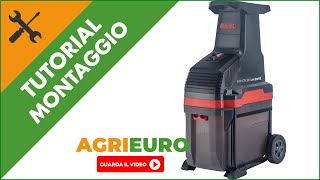 Biotrituratore elettrico ALKO Easy Crush LH 2810  taglio con rulli  montaggio [upl. by Annodal371]