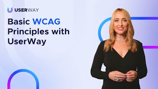 Basic WCAG Principles with UserWay [upl. by Polish]