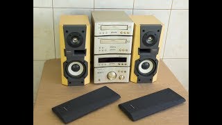 Музыкальный центр Technics SCHD510  Колонки Technics SBHD510 [upl. by Eenej]