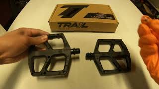 Trail One Vortex mountain bike pedal unboxing and first impression [upl. by Radloff]