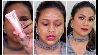 Lakme 9To5 Weightless Mousse Foundation Review Demo Wear Test [upl. by Kassel]