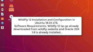 WildFly 12 Installation and Configuration in Ubuntu 1804 LTS [upl. by Yrbua]