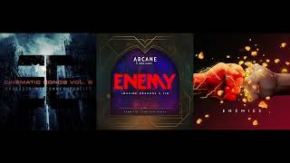 Enemy³ mashup  Tommee Profitt Imagine Dragons The Score Beacon Light Sam Tinnesz [upl. by Ennazus]