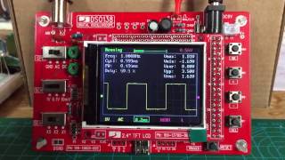 DSO138 Oscilloscope  Part 2 1KHz 3 3V test signal [upl. by Nylessej]