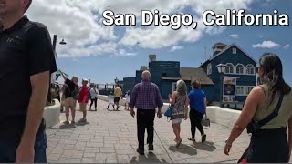 San Diego Seaport Village  CALIFORNIA 2023  4K  Walking Tour [upl. by Ferren]