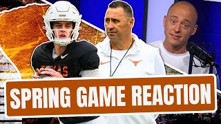 Josh Pate On Texas Spring Game  Biggest Takeaways Late Kick Cut [upl. by Aseiram]