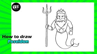 How to draw Poseidon [upl. by Ettenaej]