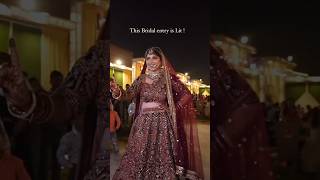 Aaj Tak Asi Bridal Entry Nahi dekhi hogi 🤣wedding shortsviral youtubeshorts dance bridal viral [upl. by Ecilayram928]