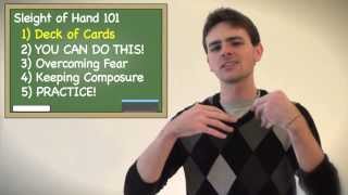 Sleight of Hand 101  The 5 Essentials to Becoming a Card Magician [upl. by Mohammad296]