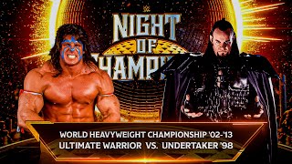 The Undertaker vs Ultimate Warrior Championship Clash [upl. by Reivad]