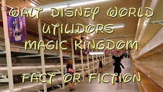 Underground Utilidors Tunnels Fact or Fiction Magic Kindom Disney World [upl. by Oberstone]