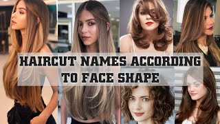 Types of haircut according to face shapewhich haircut suits on your faceTHE TRENDY GIRL [upl. by Nwahsat765]