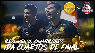 RESUMEN  DORADOS 10 CIMARRONES  IDA CUARTOS DE FINAL [upl. by Llennol]