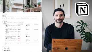 A Minimalist Notion Life Planner Thats Easy To Use  Todos Projects amp Goals [upl. by Diamante38]