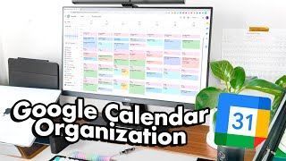 My Google Calendar System 🗓️ Student Productivity amp Time Management [upl. by Barcroft]