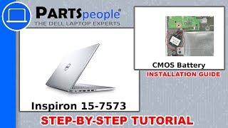 Dell Inspiron 157573 P70F001 CMOS Battery HowTo Video Tutorial [upl. by Idas79]