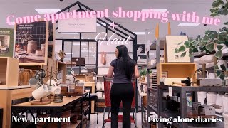 APARTMENT SHOPPING VLOG  HAUL shopping for my new apartment Target Burlington amp tj maxx 🏠 [upl. by Hanid]