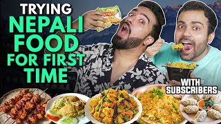 Trying Nepali Food For The First Time  Ft Subscribers  The Urban Guide [upl. by Monteith]