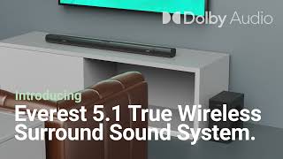 Introducing the MAJORITY Everest Dolby Audio True Wireless Surround Sound System with Soundbar [upl. by Priest]