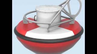 3D Model of a Tsunami Warning Buoy [upl. by Inesita375]