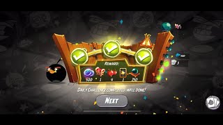 Angry Birds 2 Daily Challenge Today How to Beat Bomb Blast Saturday Super Bird Challenge 161124 [upl. by Papst]