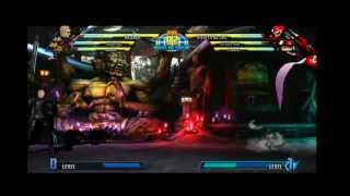 Marvel vs Capcom Match Gameplay on xbox 360 [upl. by Atenik]