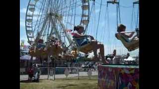 Fair Ride Fun at the 2012 Monroe County Fair [upl. by Esdnyl]