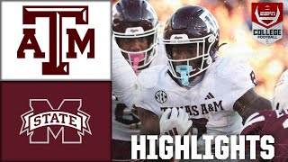 Texas AampM Aggies vs Mississippi State Bulldogs  Full Game Highlights  ESPN College Football [upl. by Polinski]