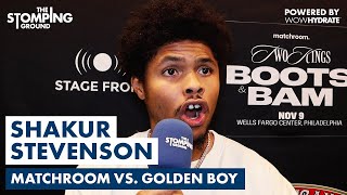 quotHIDING BEHIND OSCAR DE LA HOYAquot  Shakur Stevenson SLAMS William Zepeda amp SNUBS Boots vs Crawford [upl. by Anoiuq]