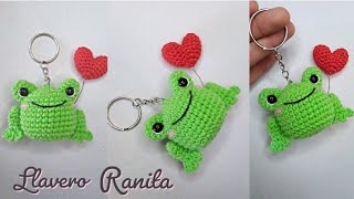 Llavero ranita a crochet 🐸 [upl. by Rashidi203]