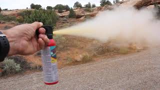 Bear Spray is NOT a toy Counter Assault Bear Deterrent [upl. by Koh]