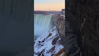 Niagara Falls Canada in winter 2023 [upl. by Elfreda538]