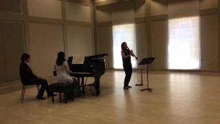 F Poulenc  Sonata for clarinet and piano  Maria du Toit amp Grace Eunhye Choi [upl. by Huckaby]