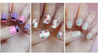 Easy Nail Art For Beginners 8 [upl. by Christis]