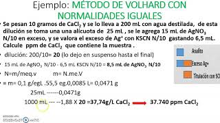 EXPLICACION EJERCICIOS VOLUMETRIA DE PRECIPITACION [upl. by Aleit]