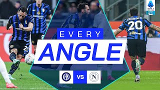 Calhanoglus Stunning Strike  Every Angle  Inter Napoli  Serie A 202425 [upl. by Clayborne]