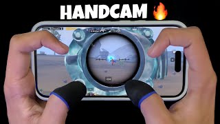 Best HANDCAM 4 Finger  Gyroscope  iPhone 14 Pro ❤️ PUBG Mobile GALADRIA XSuit [upl. by Tseng]