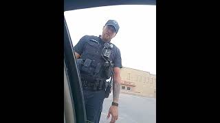 A police officer harasses a constitutionalist and gets shut down man refuses to identify himself [upl. by Gorges585]