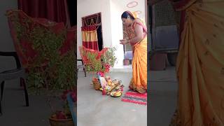 मेरे तुलसी के गमले पर ओम लिखा है 🙏तुलसी विवाह🙏new tulshipooja shortsvideo [upl. by Okihcim]