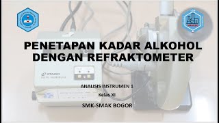 Penetapan Kadar Alkohol dengan Refraktometer [upl. by Marget439]